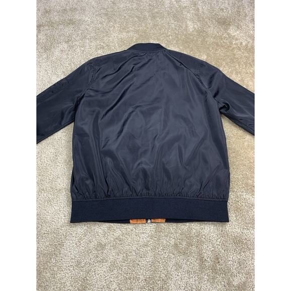 Ci Sono Womens Originals Black Rain Jacket Size S Gold zipper Spring Summer - Picture 5 of 7